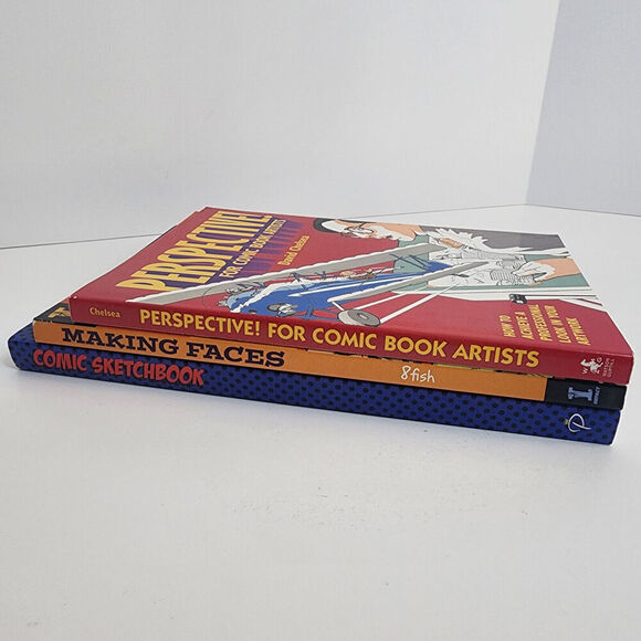 How to Draw Faces, Comic Strips and Sketchbook for Practice - Lot of 3 books - Picture 6 of 8